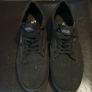 Vans Women’s Canvas Sneakers - Black